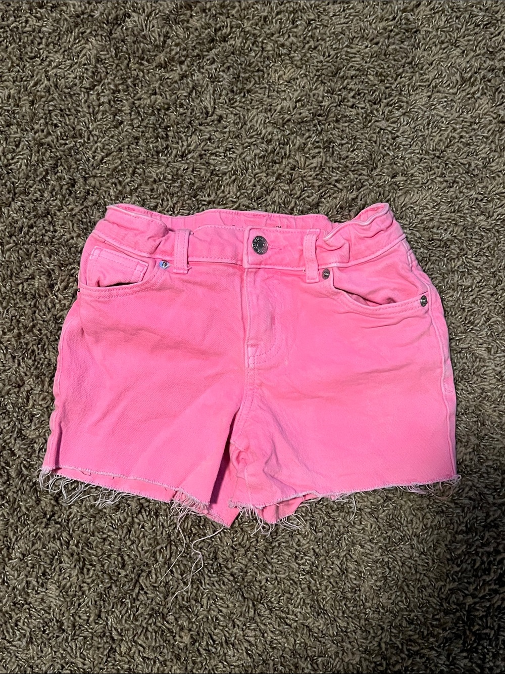 Cat & Jack Bright Pink Denim Cutoff Shorts